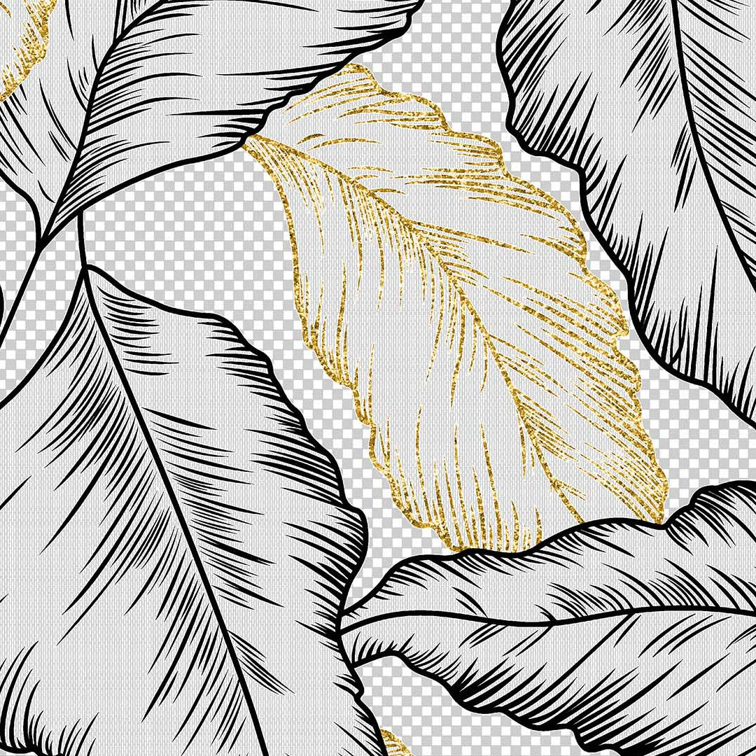 Arbena – Starke Tischfolie transparent mit Metallic-Print, Muster