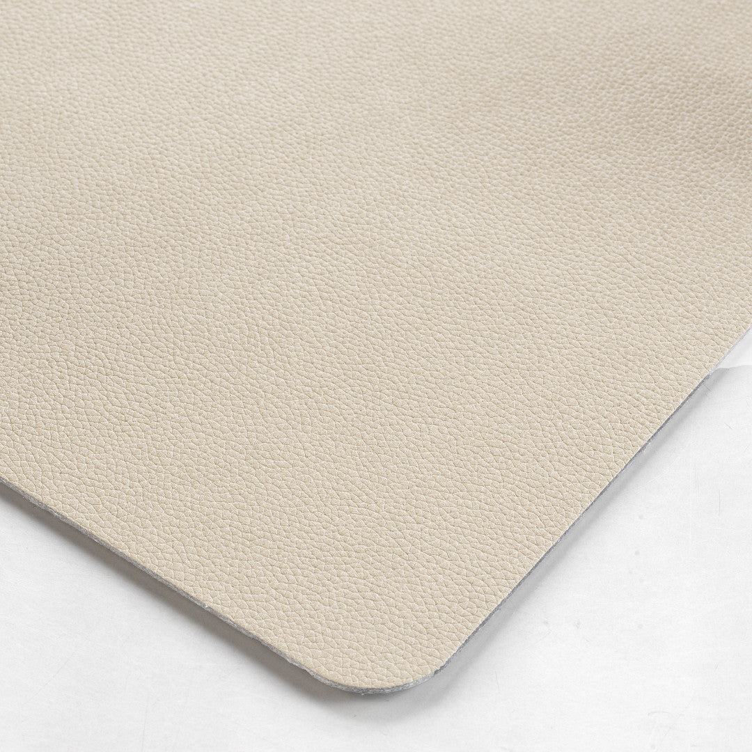 Bergame Cream - Tischset aus Kunstleder 30 x 43 cm, wendbar, Nahaufnahme