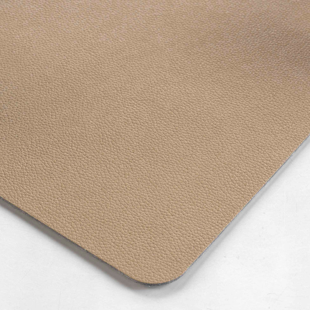Bergame Natural - Tischset aus Kunstleder 30 x 43 cm, wendbar, Nahaufnahme