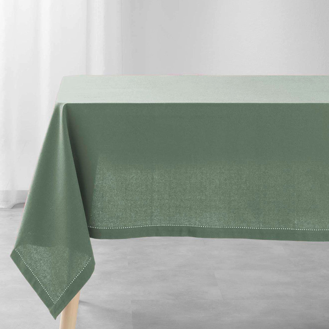 Charline Cèdre – Einfarbige Baumwolltischdecke 140 x 240 cm