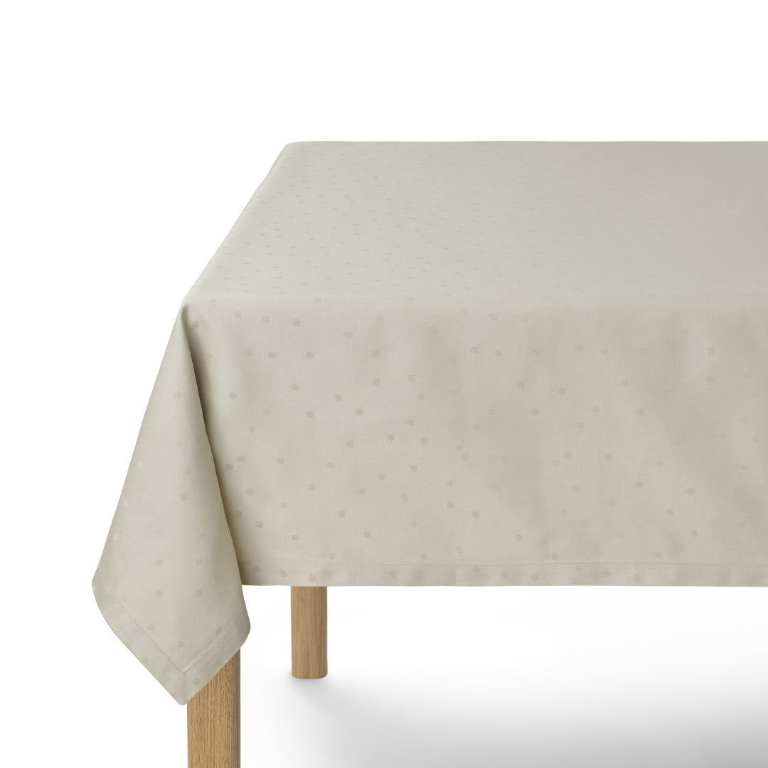 Compliments Damasttischdecke Confetti, Moon - 150 x 250 cm