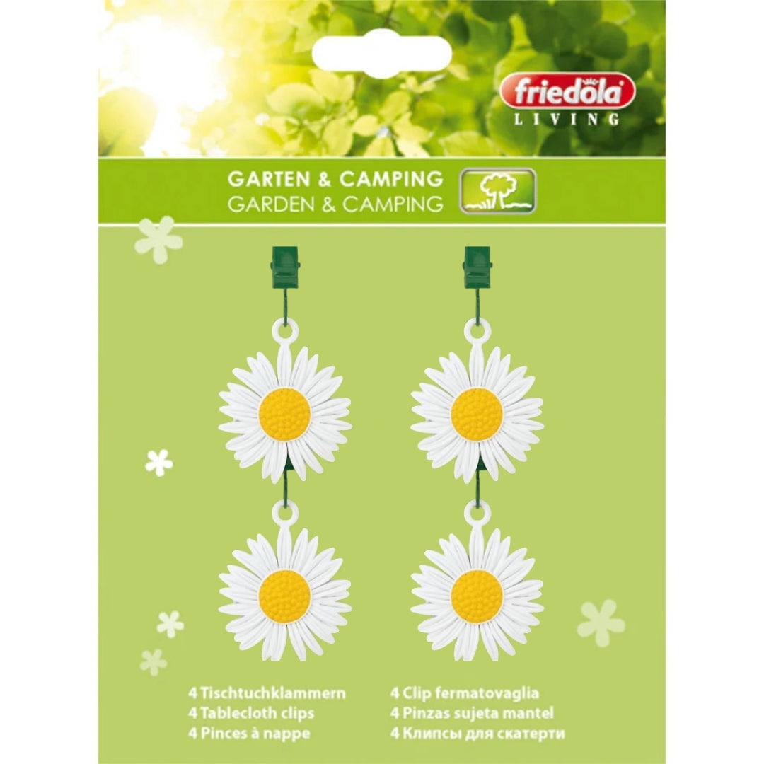 Tischdeckenbeschwerer – Margeriten – 4er-Set