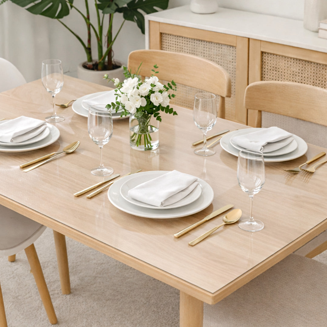 Tischfolie transparent – 1 mm / 100 cm breit, Wohnzimmer