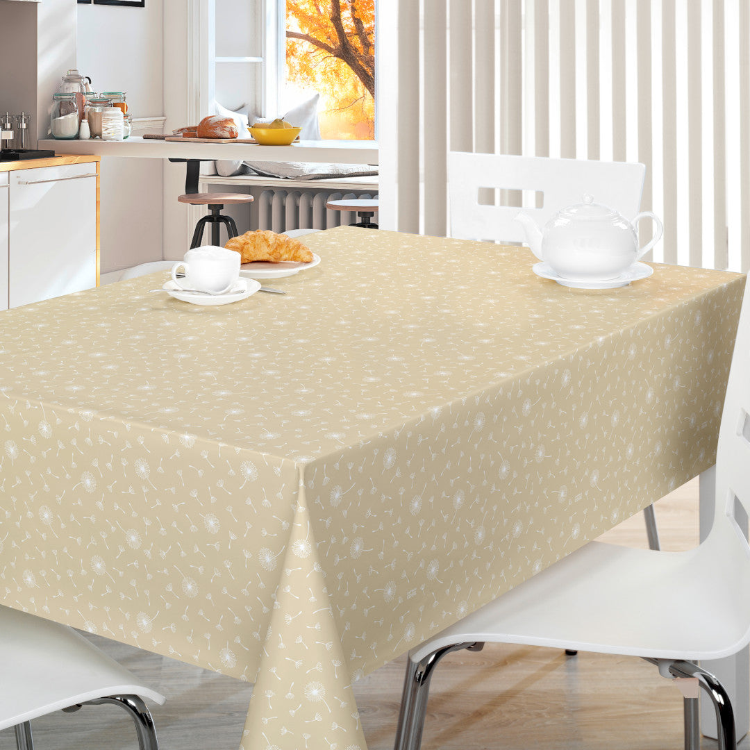 Let it go Wheat – Captain Cook Wachstuch Tischdecke mit grafischem Naturprint, Küchenumgebung
