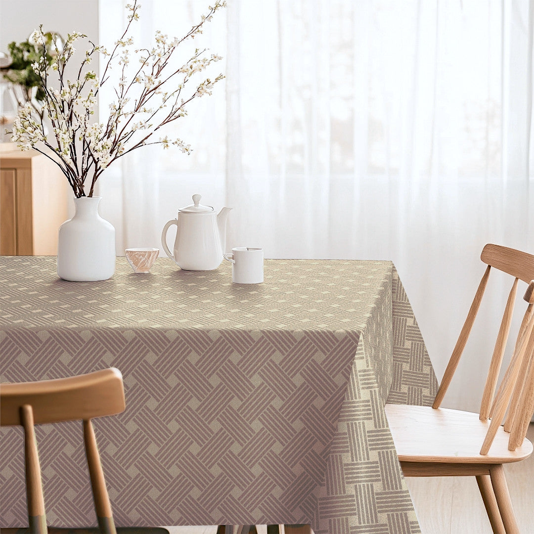 Lisa Culla Flet – Abwaschbare Tischdecke mit grafischem Flechtmuster
