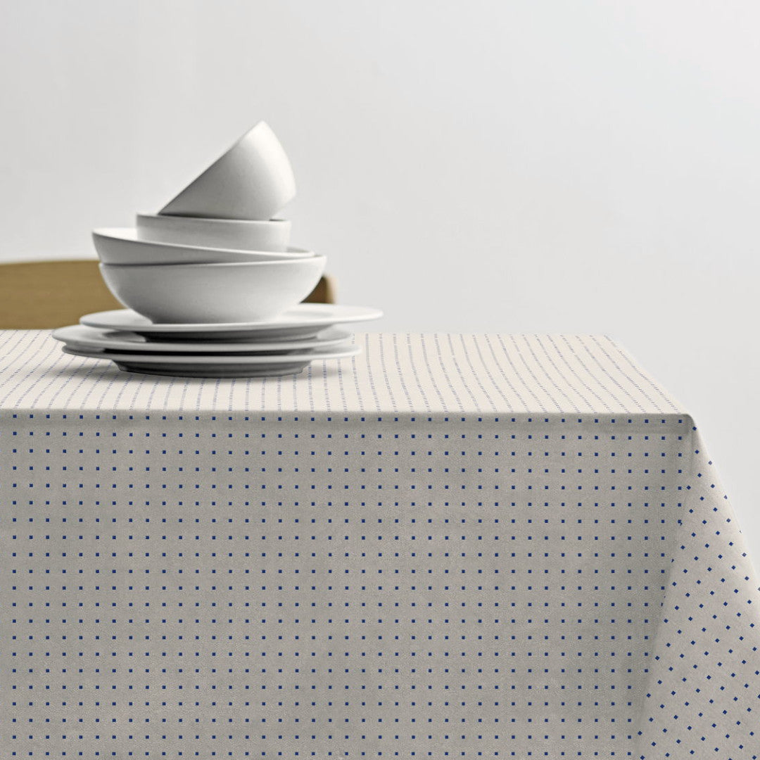 Petit Royalblau - Södahl abwaschbare Tischdecke aus 100% Baumwolle mit rutschfester Unterseite