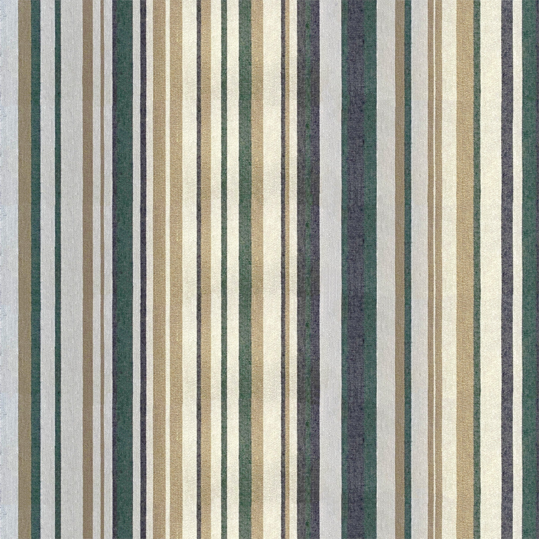 Soto – Abwaschbare Tischdecke mit Streifen in Grün- und Naturtönen, 180 cm breit, Muster