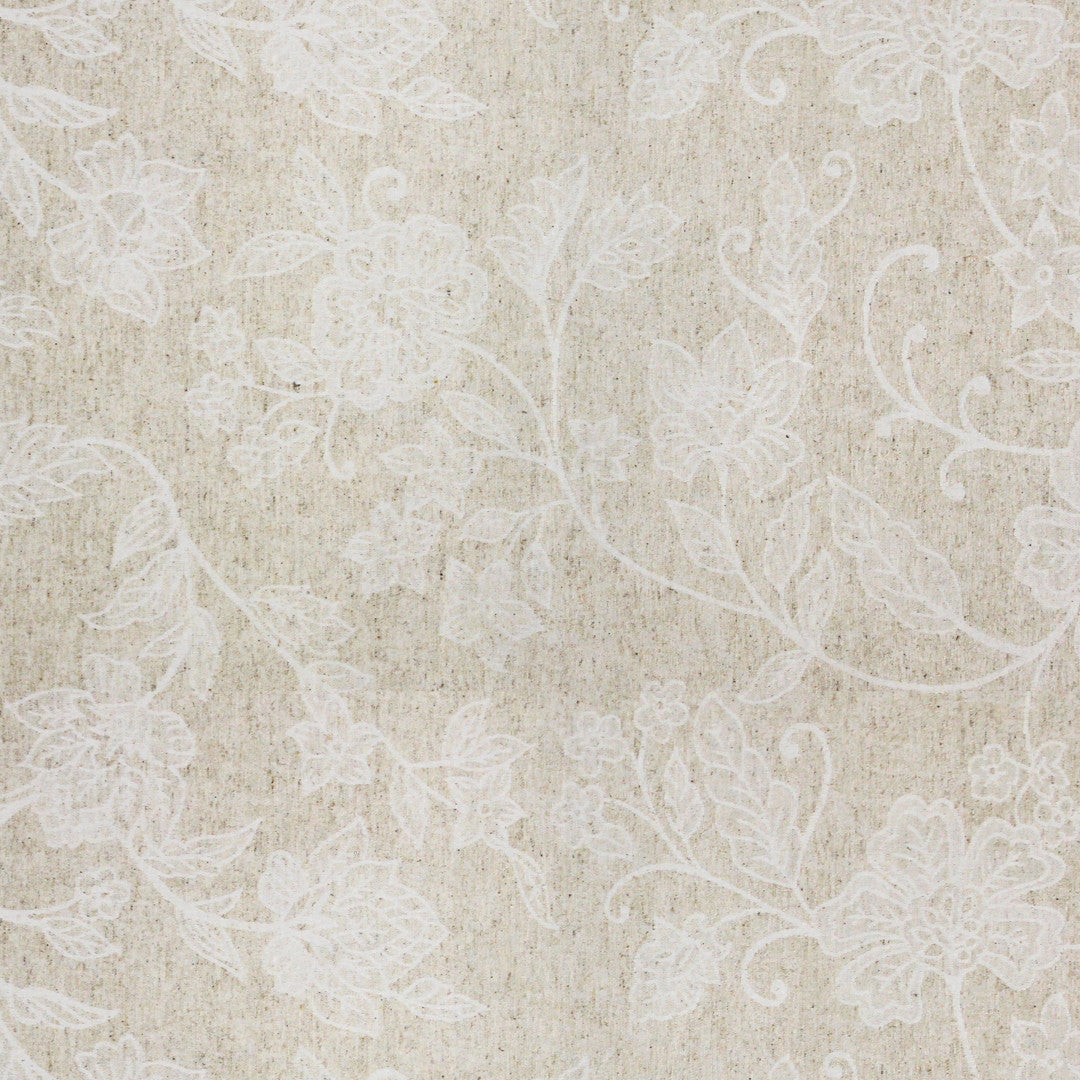 Tamayo Lino – jacquardgewebte abwaschbare Tischdecke mit Blumenstruktur, 160 cm, Muster