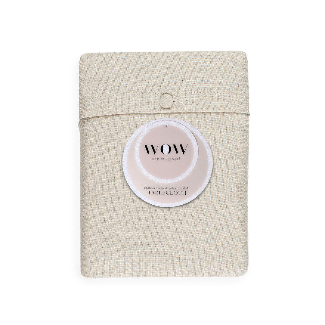 WOW Leinentischdecke, Essence Ivory - 150 x 300 cm, Verpackung