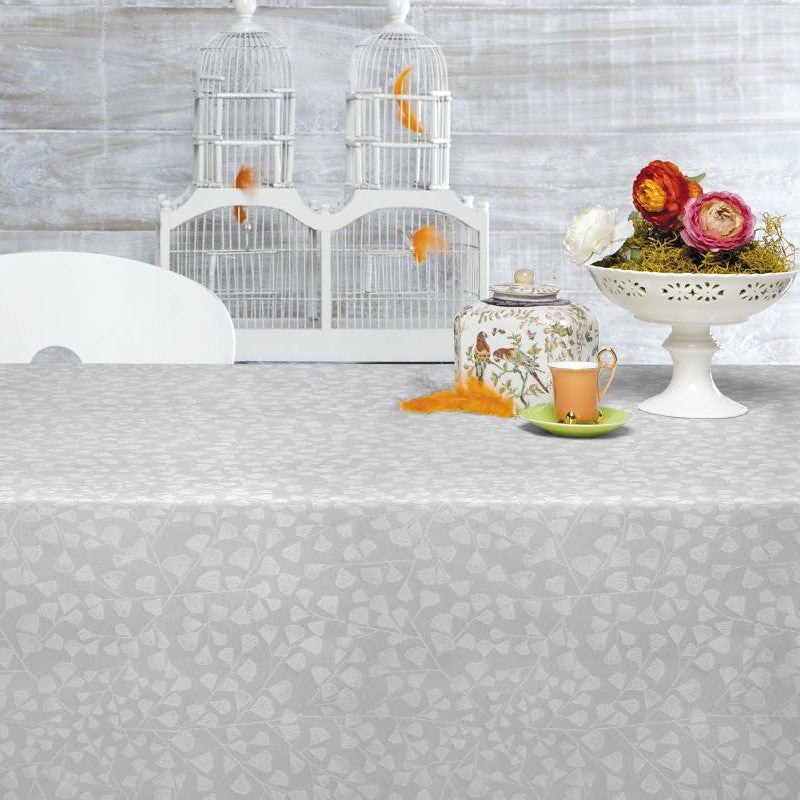 Abwaschbare Tischdecke Jacquard Bonard Blanco 160