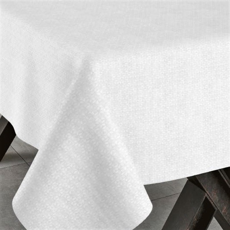 Abwaschbare Tischdecke-Jacquard-Corbaz-Weiß-160