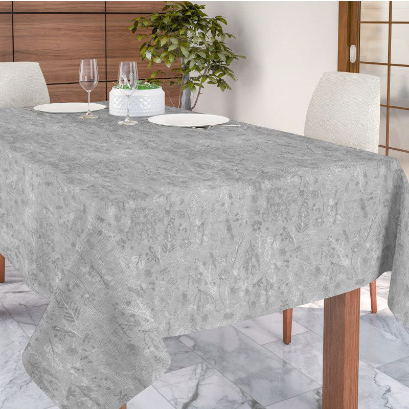 Abwaschbare Tischdecke Jacquard Lorrain Grau 160
