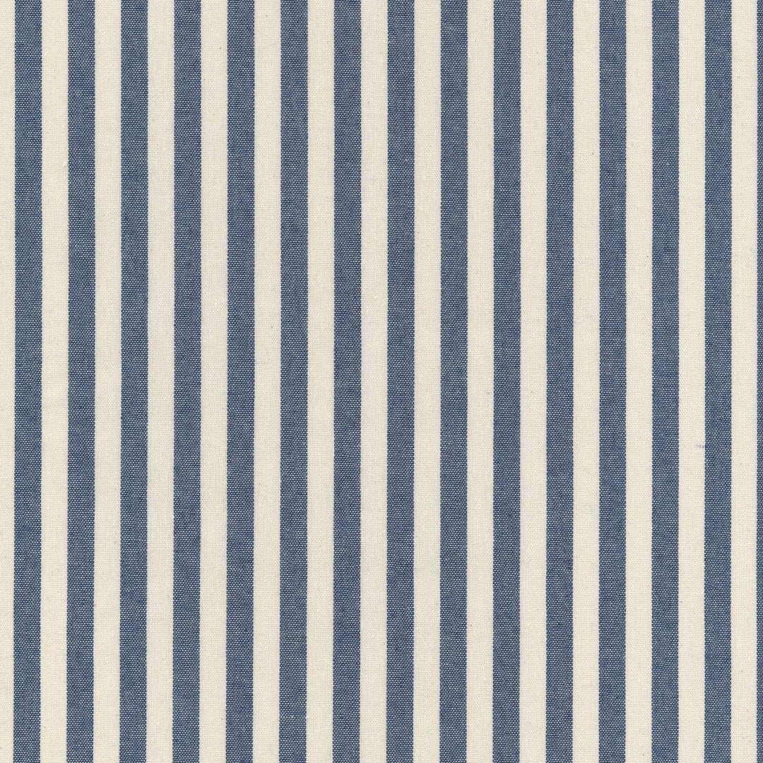 Blaue nordische Streifen – abwaschbare Tischdecke in rustikaler Leinenoptik, Muster