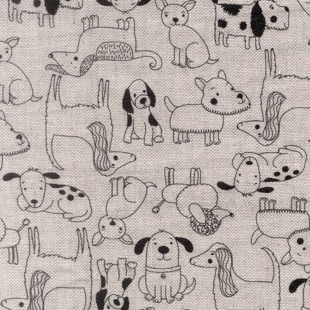 Cani Divertenti e Carini – Abwaschbare Tischdecke mit süßen und lustigen Hunden