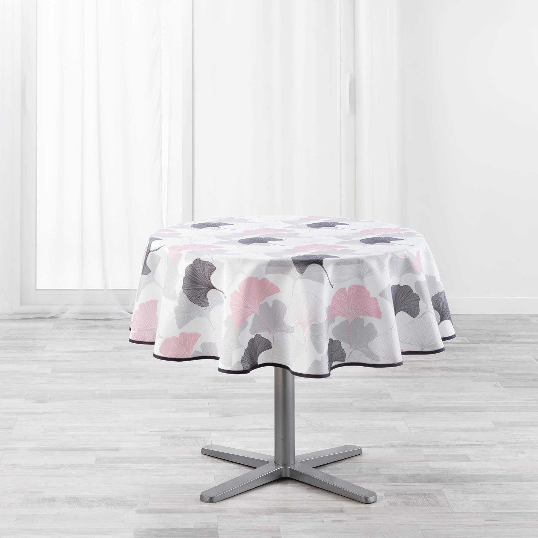 Coquetterie Rosa, runde fleckabweisende Tischdecke, Ø 180 cm