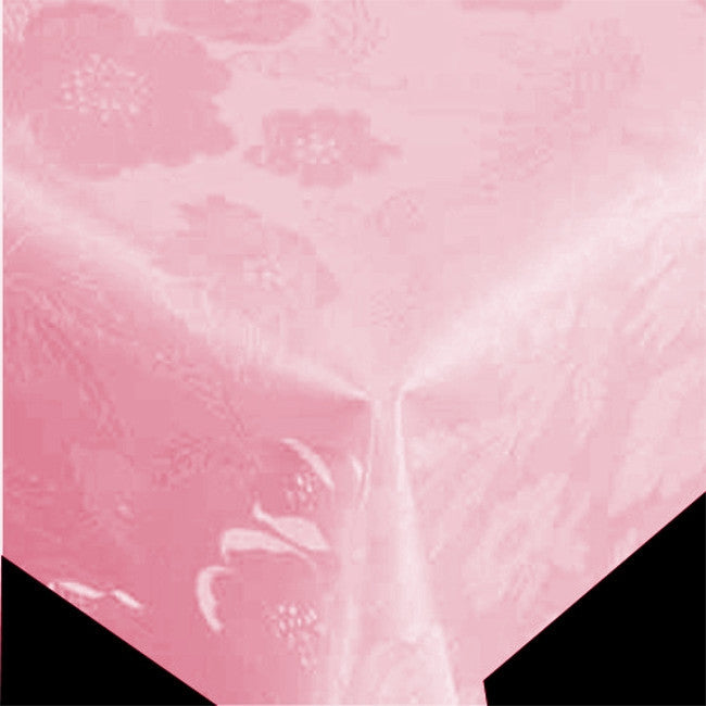 Diamond Rose, damastgeprägte Wachstuch Tischdecke