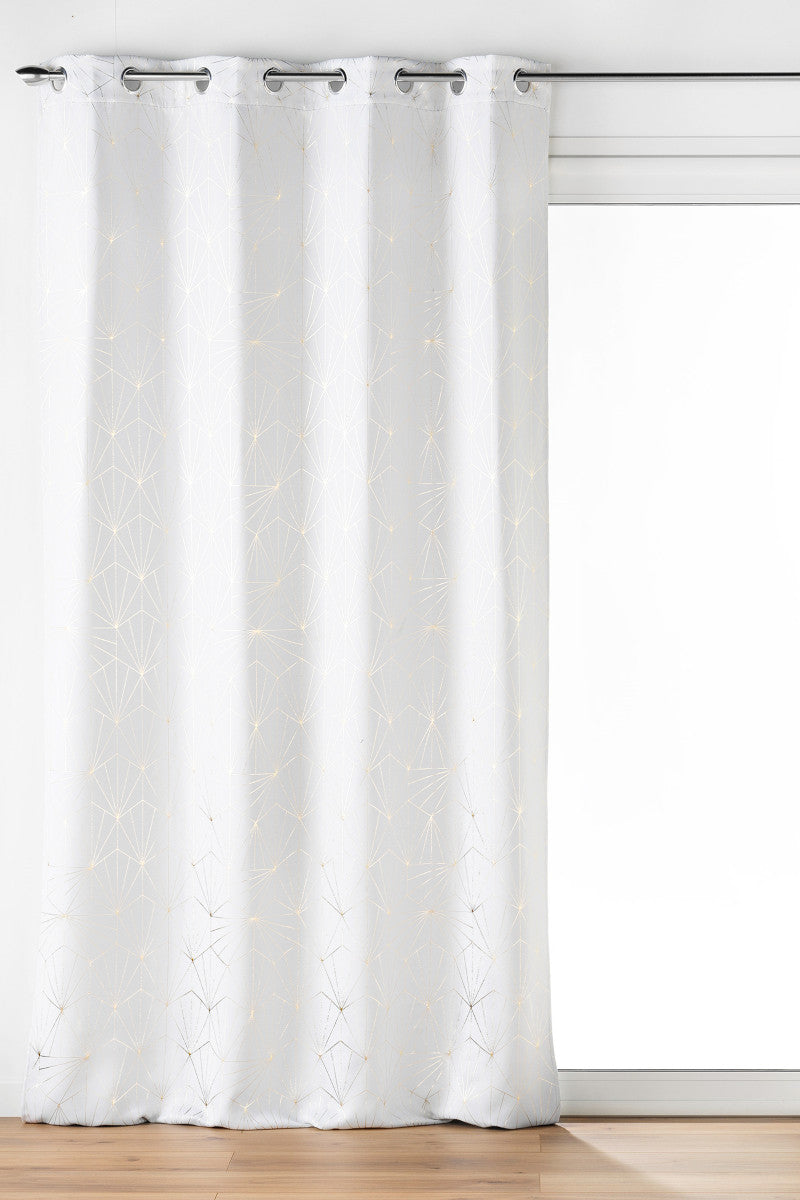 Eclat Weiß – Verdunkelungsvorhang 140 x 260 cm