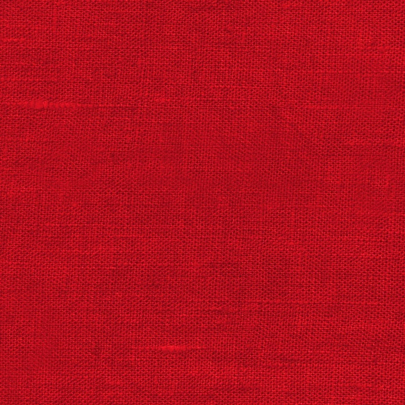 Einfarbige Leinen tischdecke - Einfarbige Tischdecke aus 100 % Leinen mit Acrylbeschichtung - Rot
