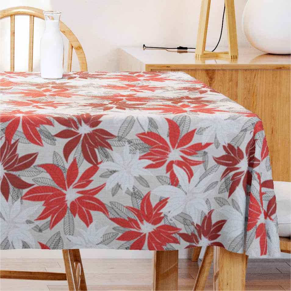 Euphorbia – schöne abwaschbare Tischdecke, 150 cm breit