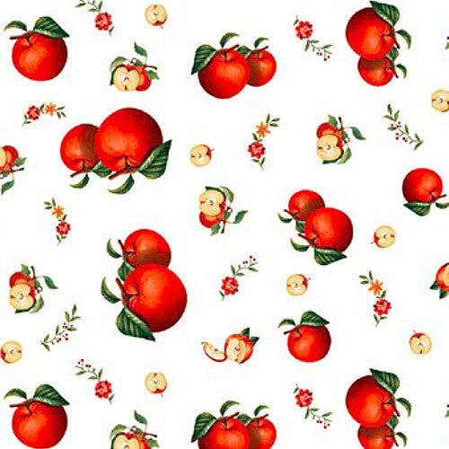 Äpfel, Tischfolie transparent
