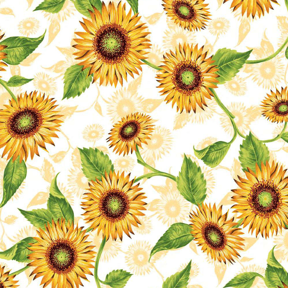 Girasoles - Abwaschbare Tischdecke mit schönen Sonnenblumen