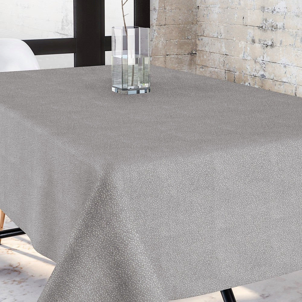 Goya Grau – jacquardgewebte abwaschbare Tischdecke, 180 cm breit_1