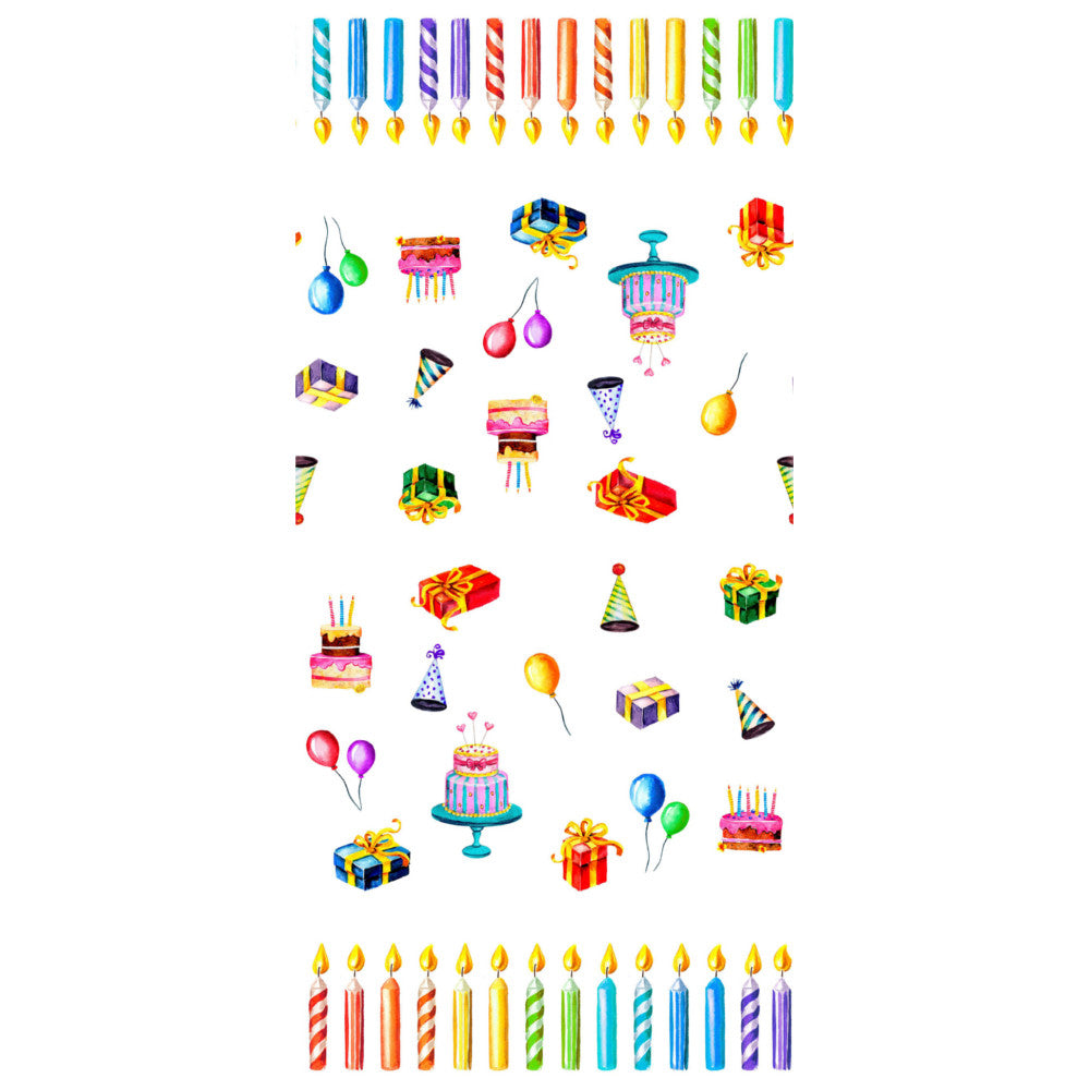 Happy Birthday – Geburtstagstischdecke – mitreißend festliche abwaschbare Tischdecke