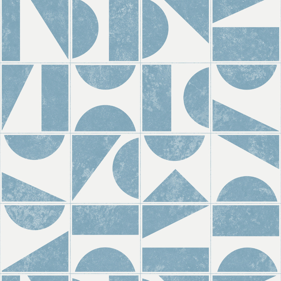 Keta – Wachstuch Tischdecke mit geometrischem Retro-Design, Muster