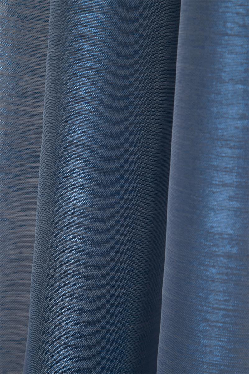 Linwood Denim – Transparente Vorhänge 140 x 260 cm, Nahaufnahme