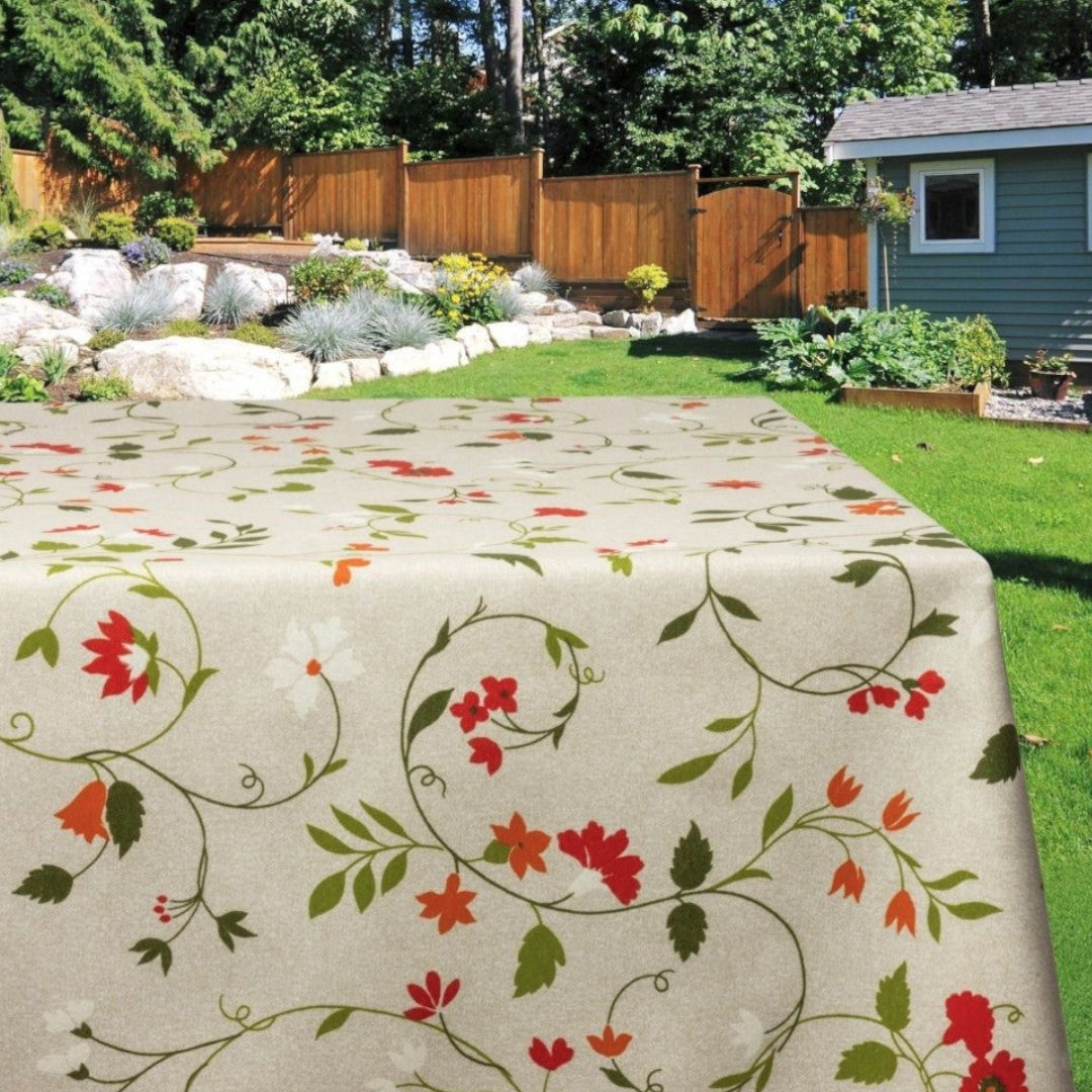 Manet, abwaschbare Tischdecke mit Wildblumen
