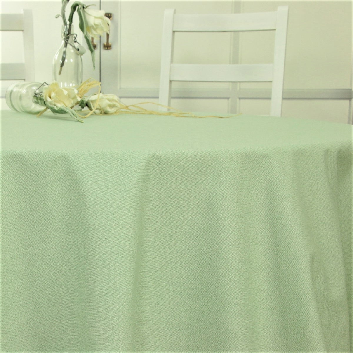 Dali 160, einfarbige abwaschbare Tischdecke – Mint