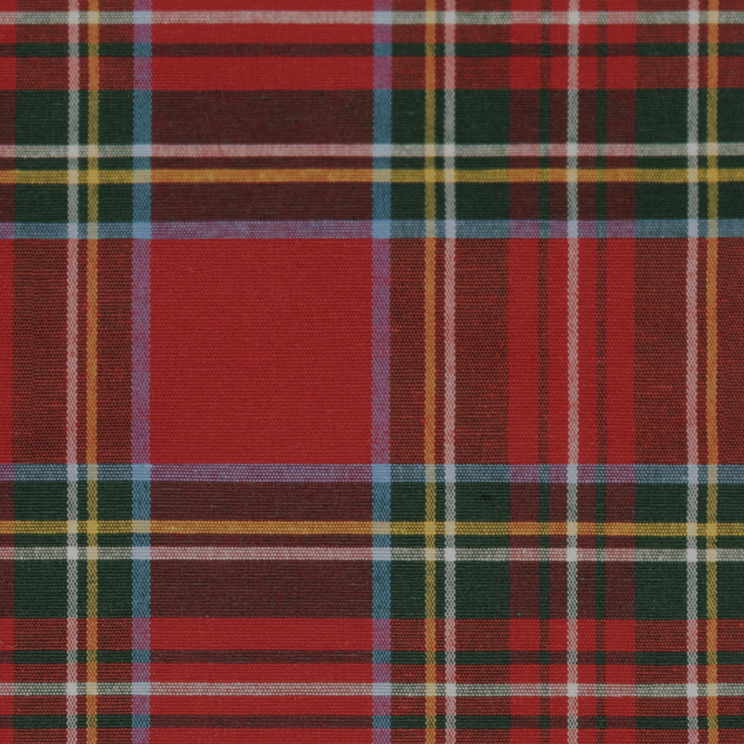 Muster der abwaschbaren Weihnachtstischdecke Tartan Rot – klassisch mit schottischen Wurzeln