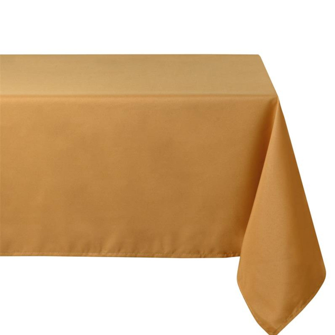 Nelson, einfarbige rechteckige fleckabweisende Tischdecke 145 x 240 cm – Currygelb, Modell