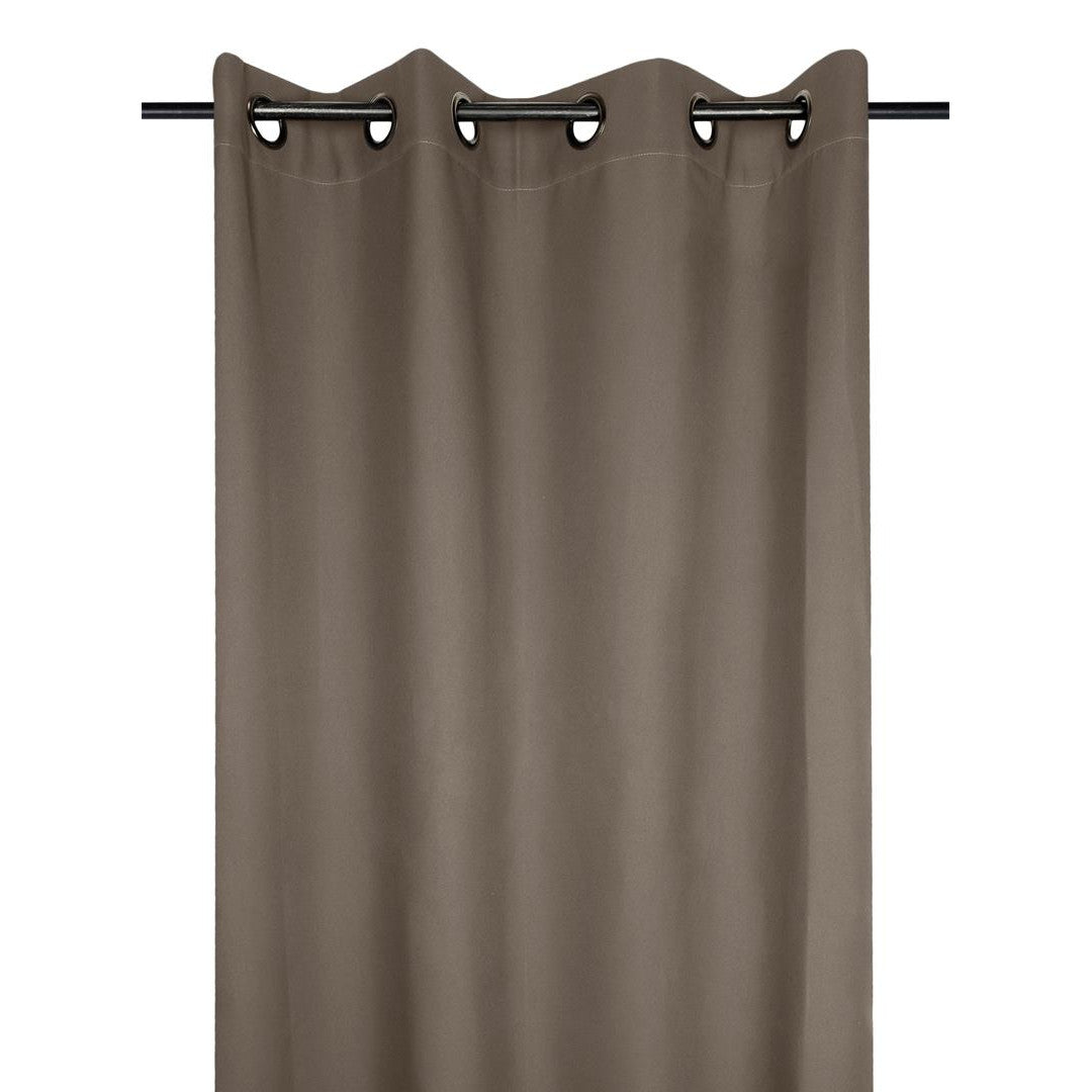 Nelson Taupe – Thermovorhang 135 x 240 cm, Ambienteaufnahme