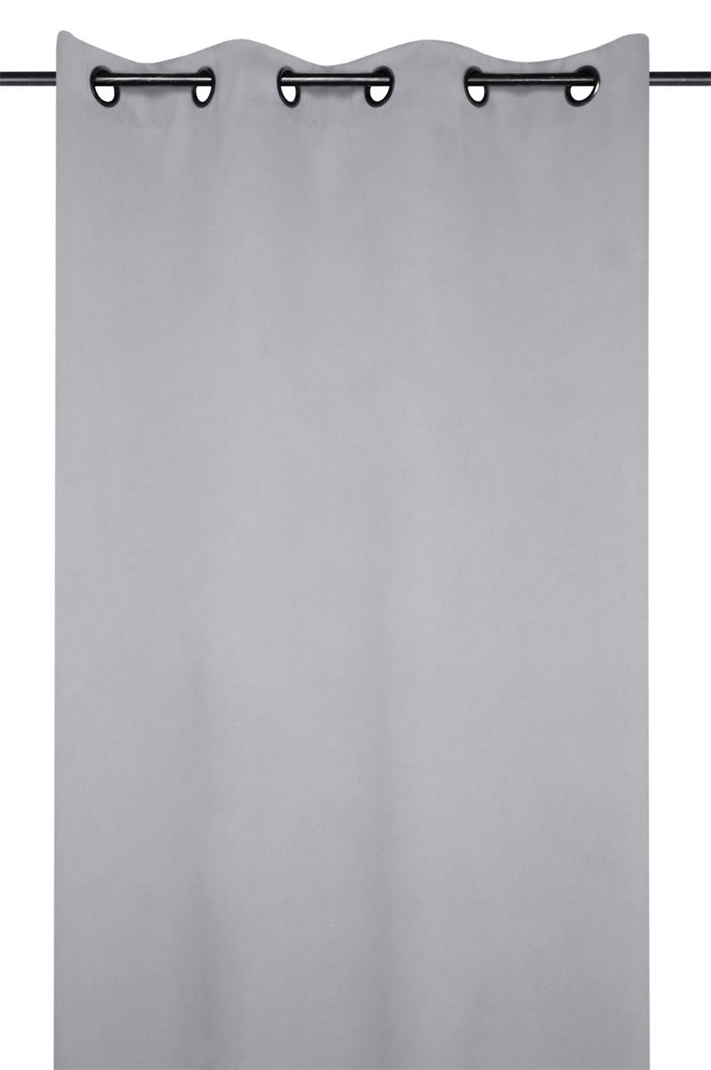 Notte Grau – Verdunkelungsvorhang 135 x 250 cm, Ambienteaufnahme