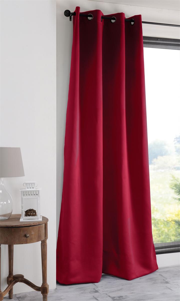 Notte Rot – Verdunkelungsvorhang 135 x 250 cm
