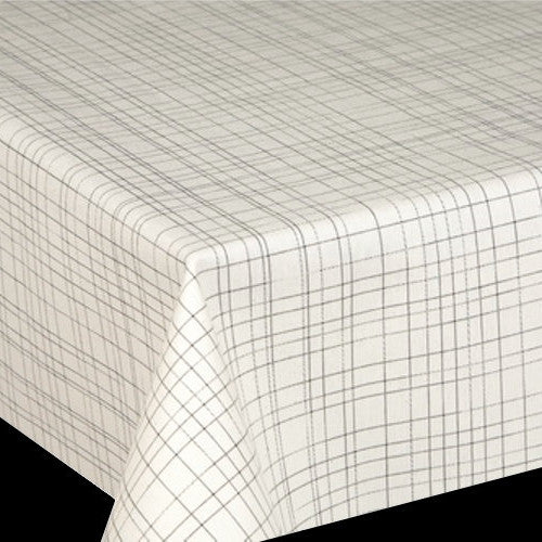 Damero Liso abwaschbare Tischdecke – Natur