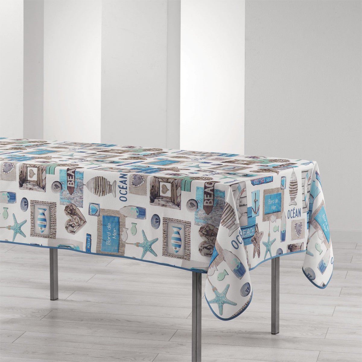 Oceany, Tischdecke mit Fleckschutz - 150 x 240 cm
