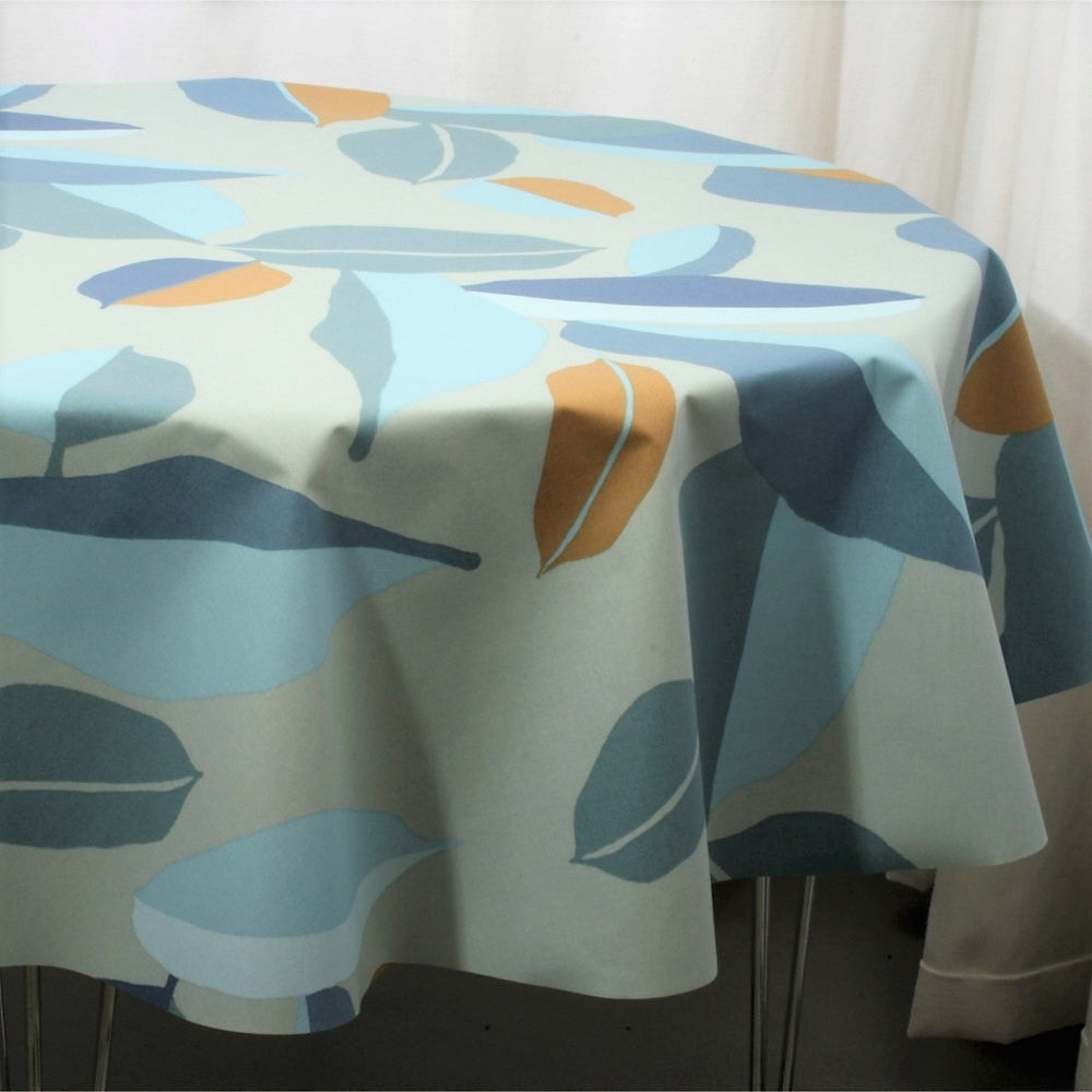 Palm Blue, Notes by Susanne Schjerning abwaschbare Tischdecke mit rutschfester Unterseite
