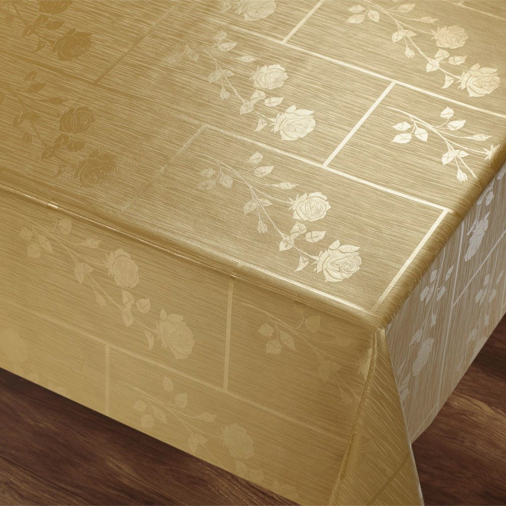 Rosenbogen Gold rechteckig – mit schönen Damastmustern aus Rosen