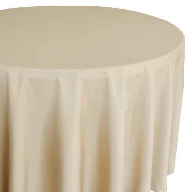 Gastro Champagner Ø 160 cm, runde Damast Tischdecke