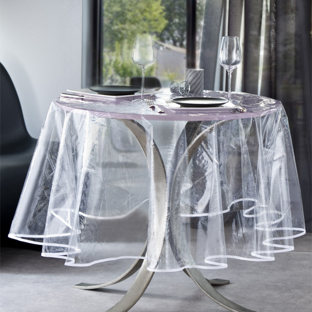 Runde Tischfolie transparent, Ø 180 cm