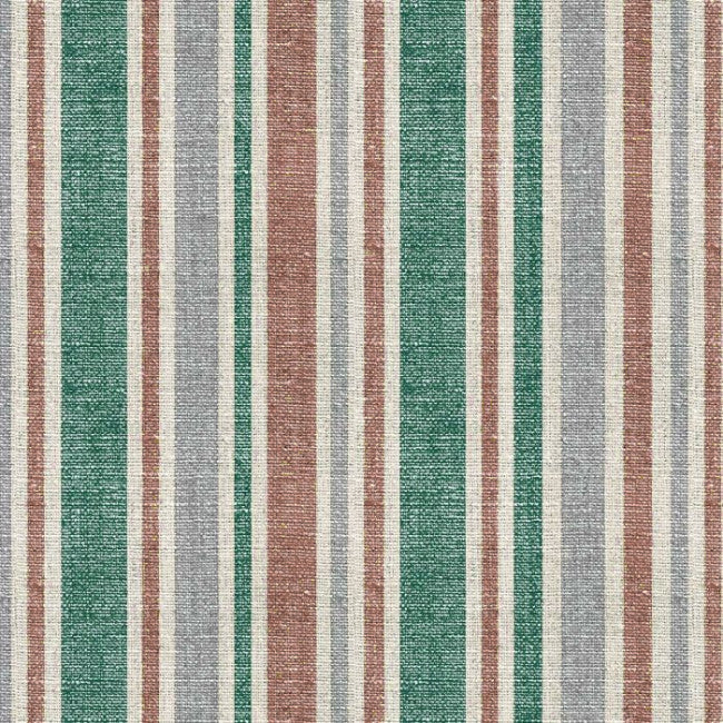 Rustic Stripes - Wachstuch Tischdecke mit rustikalen Streifen in Grün und Natur, Muster