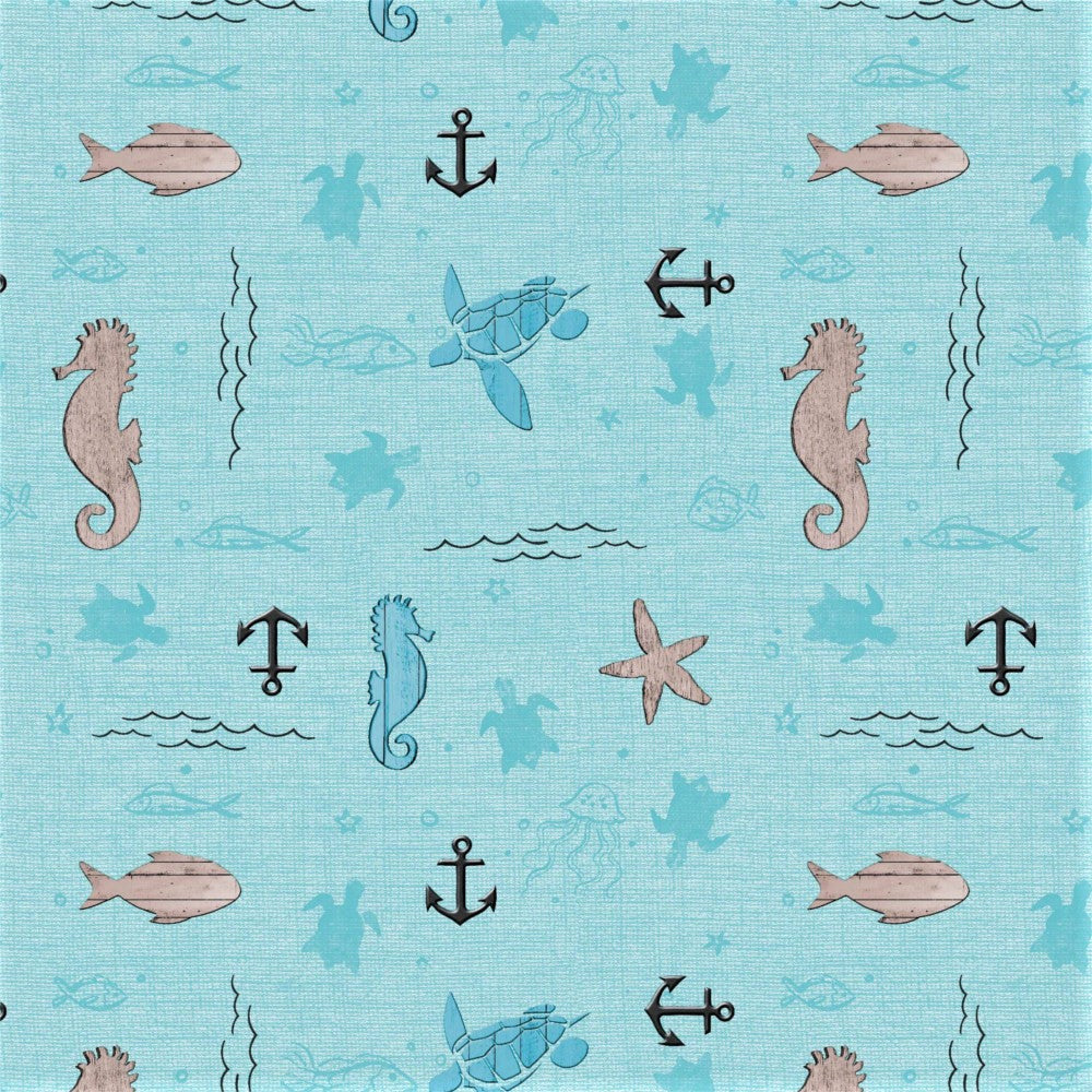 Sailors Lament - Wachstuch Tischdecke mit maritimen Motiven
