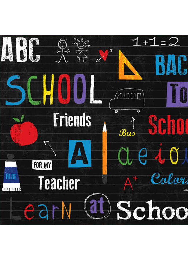 School, abwaschbare Tischdecke von Laura Lancelle, 155 cm breit
