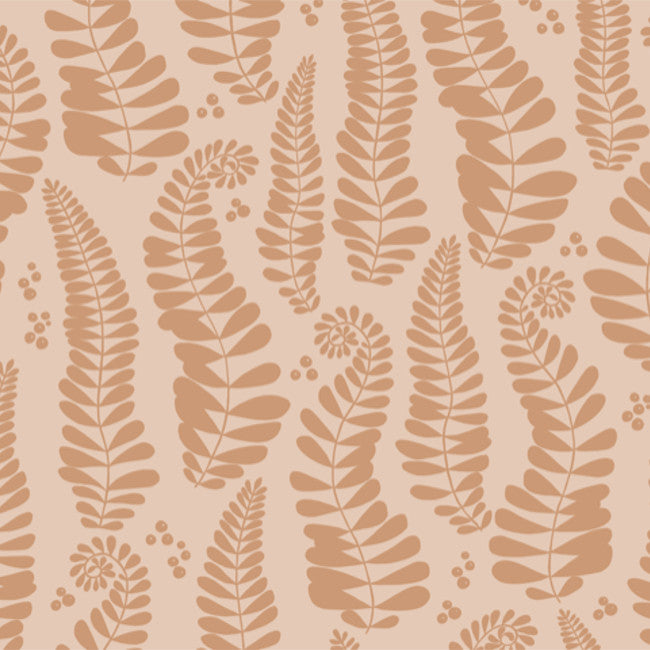 Fern Sweet Almond - Notes by Susanne Schjerning - abwaschbare Tischdecke mit rutschfester Unterseite
