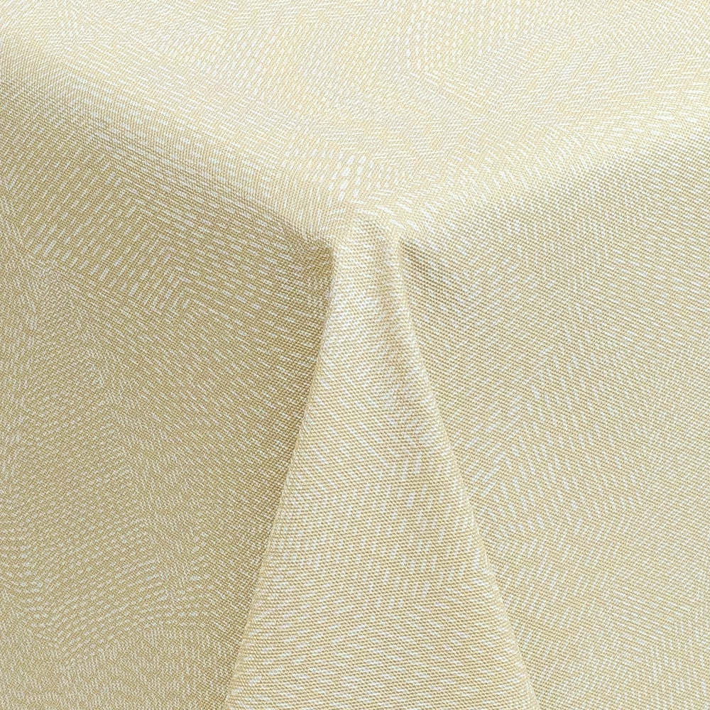 Bravo Beige – Wachstuch Tischdecke mit dezentem Muster und stoffähnlicher Oberfläche