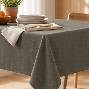 Rechteckige Leinen Tischdecken