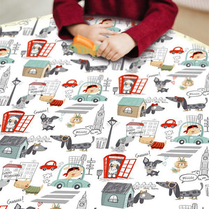 Wachstischdecken mit Kindermotiven