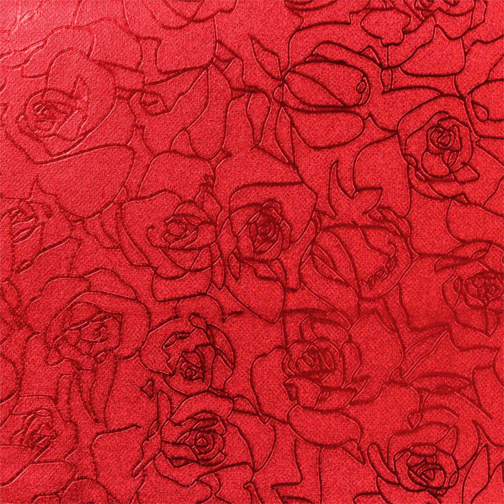 Rosenbögen Metallic Rot
